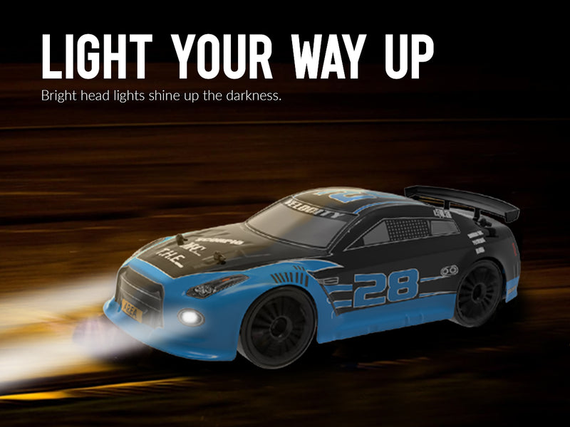 Racent Control remoto Drift Car 2.4Ghz 1:14 Escala RC Sport Racing Cars 4WD RTR Hight Speed ​​RC Vehículo con luces LED