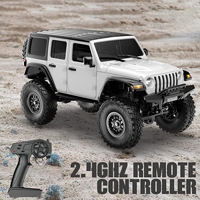 RACENT RCS24 Off Road 1/24 RC Rock Crawlers with LED 4WD Remote Control Truck