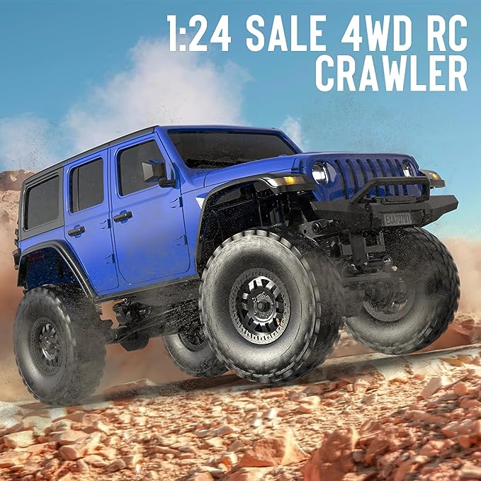 RACENT 1/24 RC Crawlers 4WD Off Road All Terrain LED - EXHOBBY