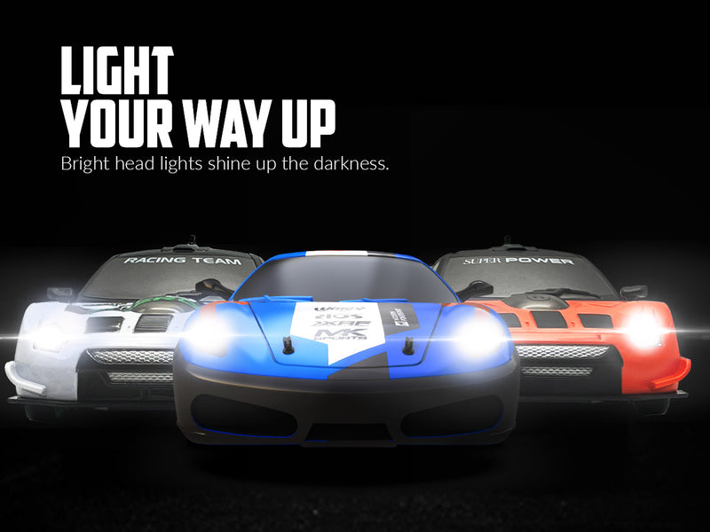 RACENT Drift King: 1:24 4WD RC, 10MPH, LED Lights