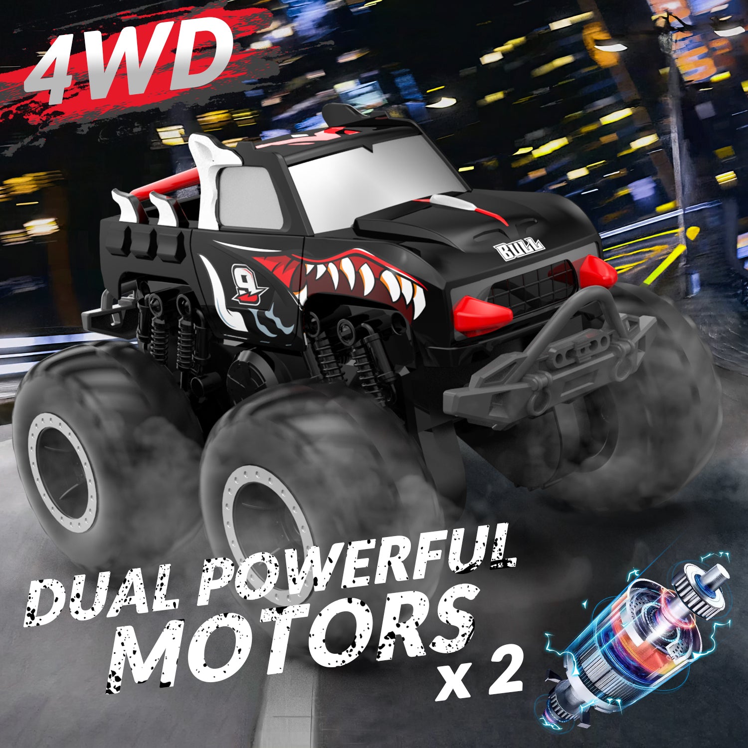 STEMTRON Amphibious Remote Control Car 1:20 All Terrain Off-Road Waterproof RC Monster Truck