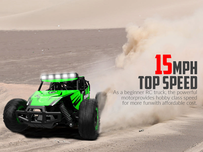 Racent escala 1:16 todoterreno control remoto Rock Crawler Desert Racer