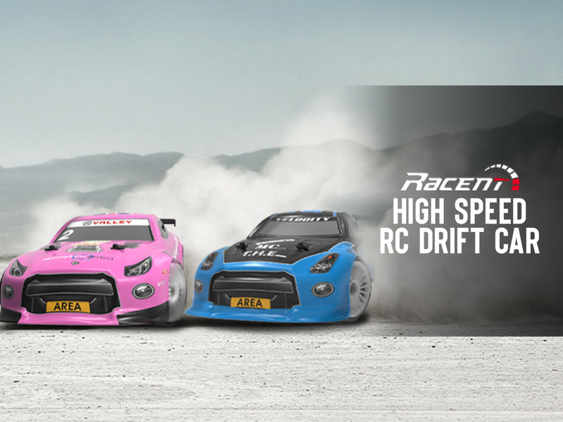 Racent Control remoto Drift Car 2.4Ghz 1:14 Escala RC Sport Racing Cars 4WD RTR Hight Speed ​​RC Vehículo con luces LED