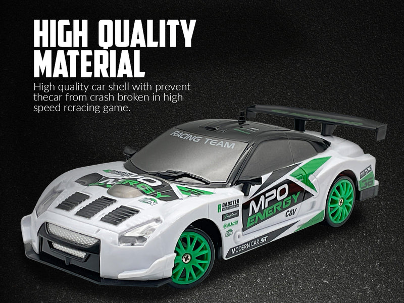 RACENT Drift King: 1:24 4WD RC, 10MPH, LED Lights