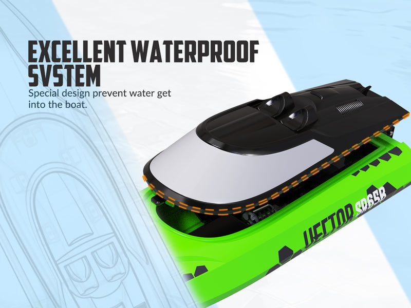 VectorSR65B High-Speed Brushless RC Boat 37MPH Self-righting Reverse RTR