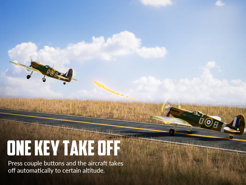 (PRE SALE)VOLANTEXRC 500MM Spitfire 4CH Brushless High Speed 76805