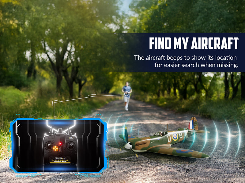 (PRE SALE)VOLANTEXRC 500MM Spitfire 4CH Brushless High Speed 76805