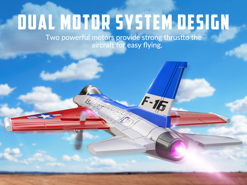 VOLANTEXRC F16 Falcon (RTF) 2CH 340mm for kids (13.4'') 76204