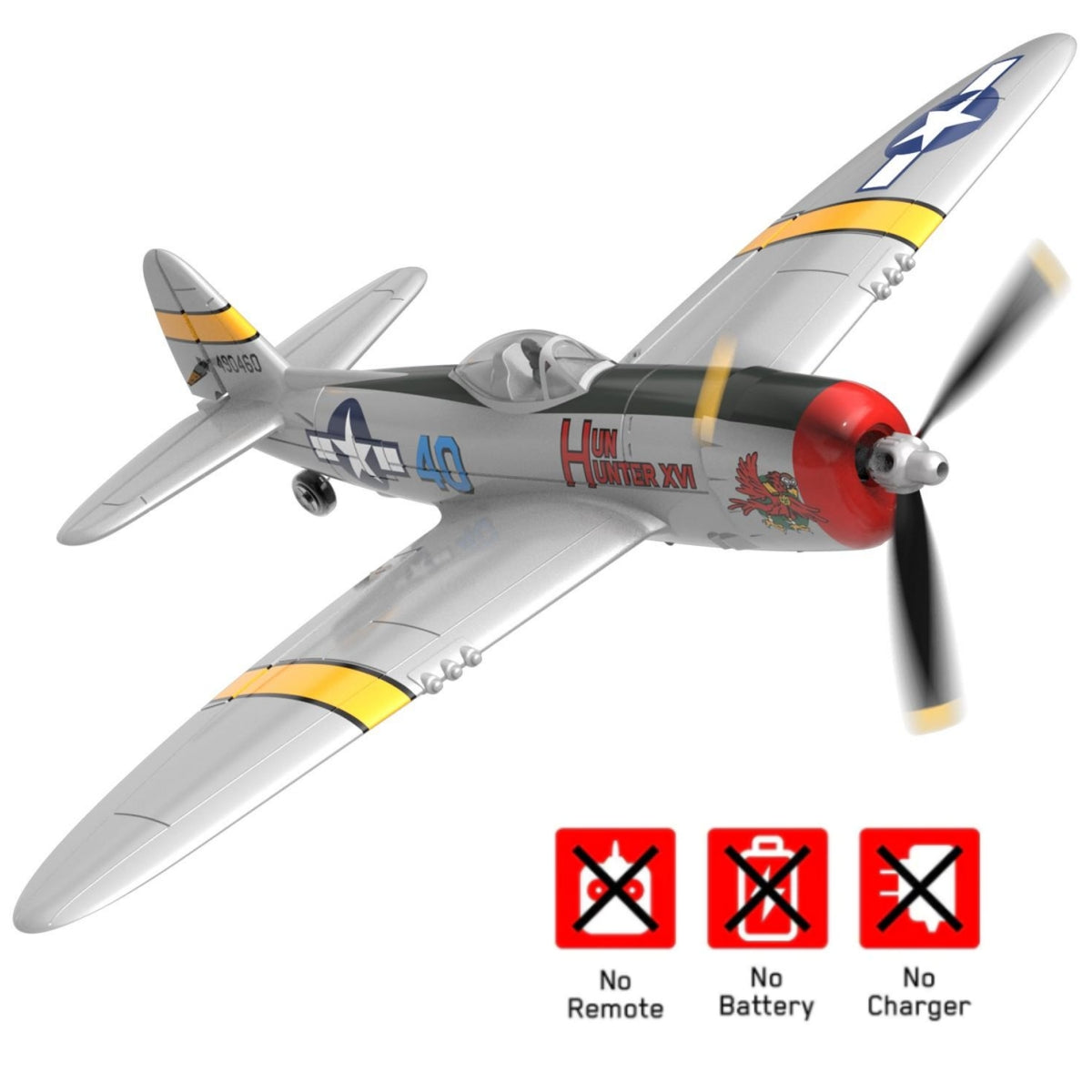 VOLANTEXRC P47 Thunderbolt (761-16) PNP without Radio, Battery & Charger