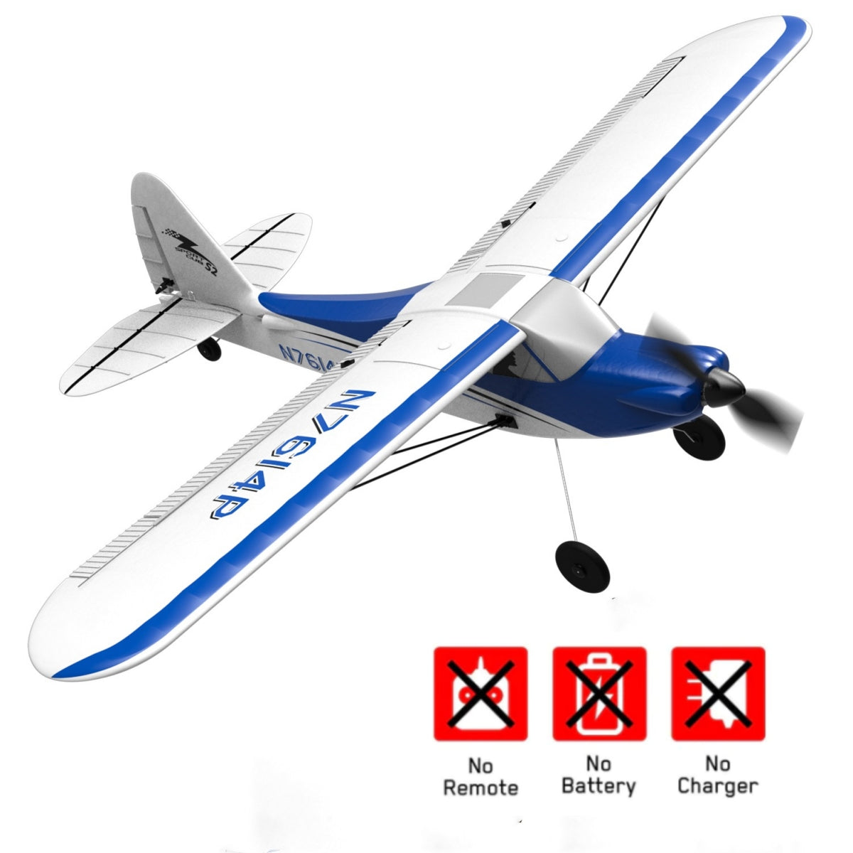 VOLANTEXRC Sport Cub 500 (76104) PNP without Radio, Battery & Charger-Blue