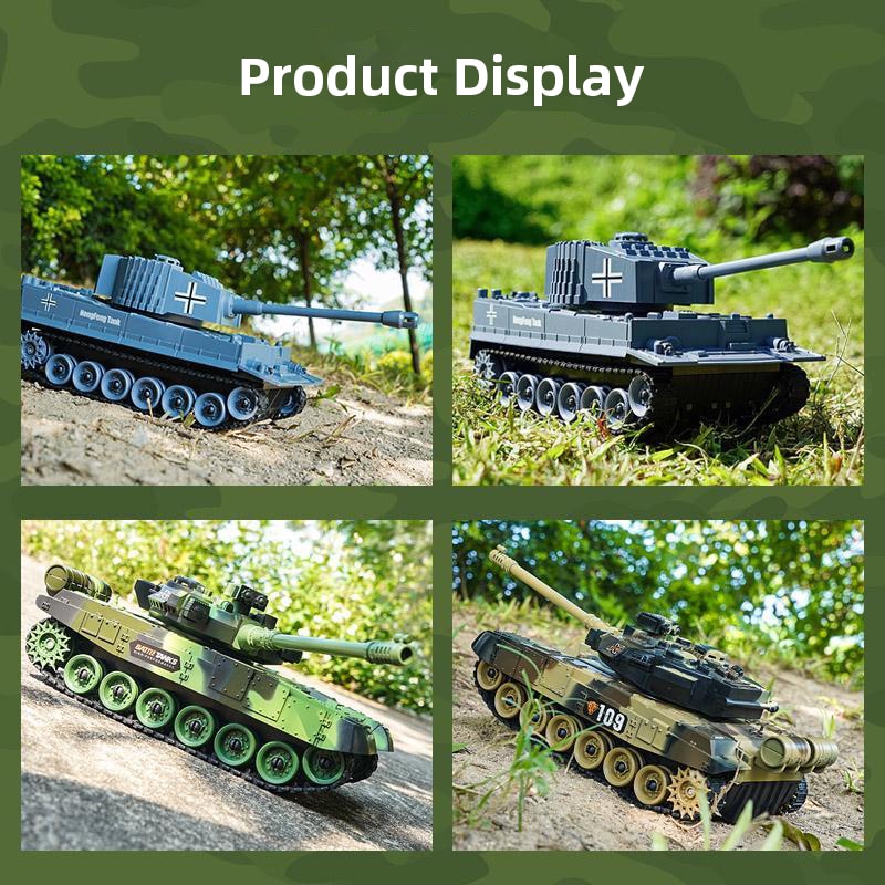 RC Tank 7Ch 2.4G 1/30 Remote Control Crawler Tank