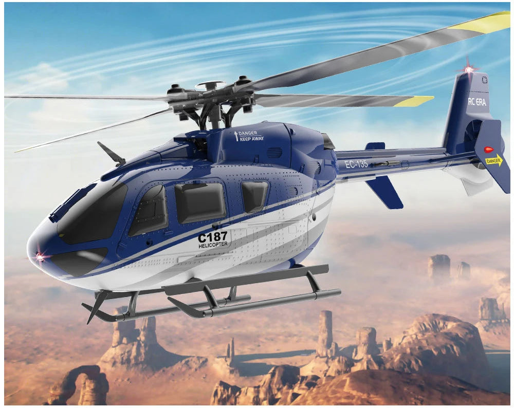 RC C187 Pro 2.4G 4CH Helicopter Single Blade EC-135 RTF