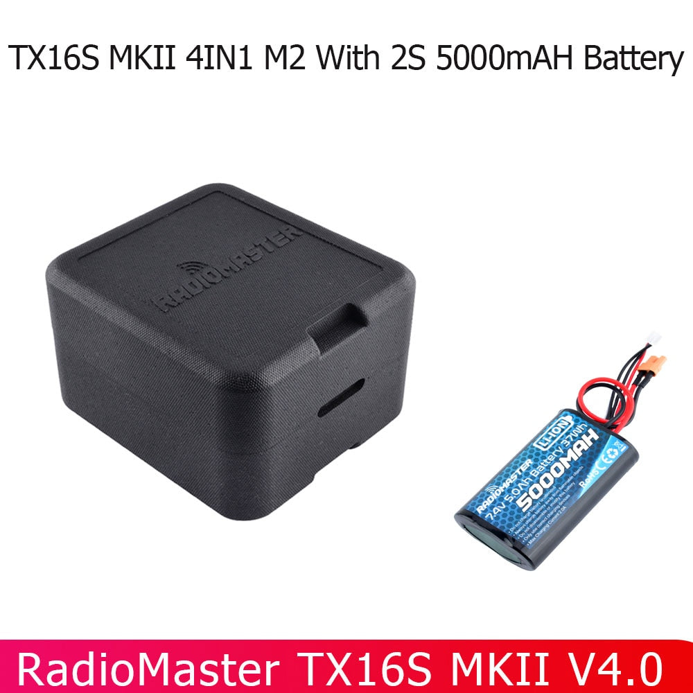 RadioMaster TX16S MKII V4.0 16CH 2.4G Hall Gimbals Transmitter