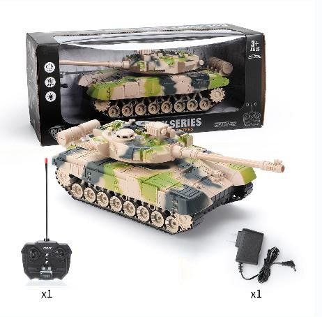 RC Tank 7Ch 2.4G 1/30 Remote Control Crawler Tank Model World War Military Truck Simulation sound Tiger Toys for Boys Kids Gifts