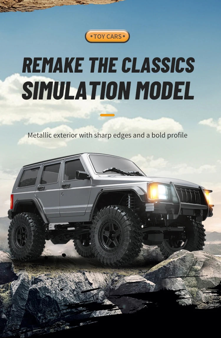 1:18 C8809 Simulation Model RC Jeep 2.4G 4WD Motor--EXHOBBY