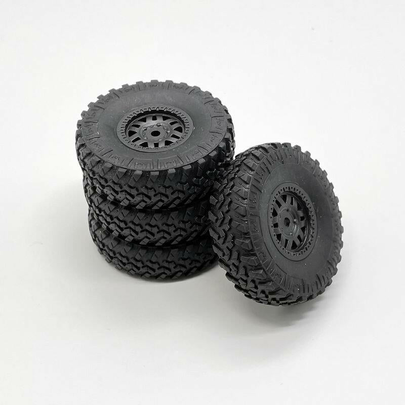 RACENT RC Car Spare Parts: Wheels for 1/24 RC Crawler