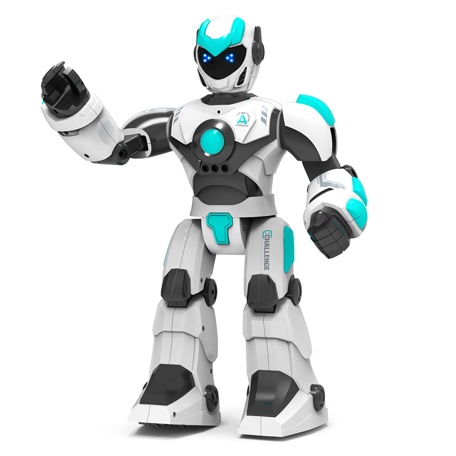 STEMTRON Robot de control remoto inteligente controlado por voz inteligente para niños (blanco)