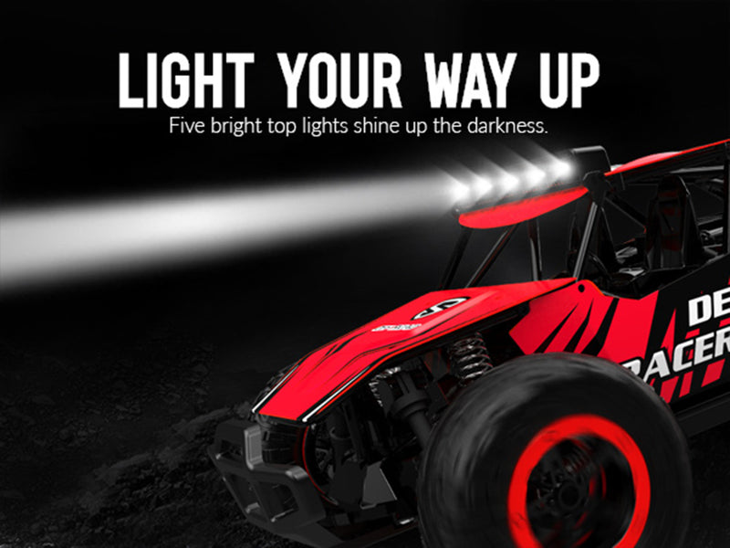 RACENT Desert Racer 1/16 RC Car for Kids All Terrain Remote Control Car RC Rock Crawler