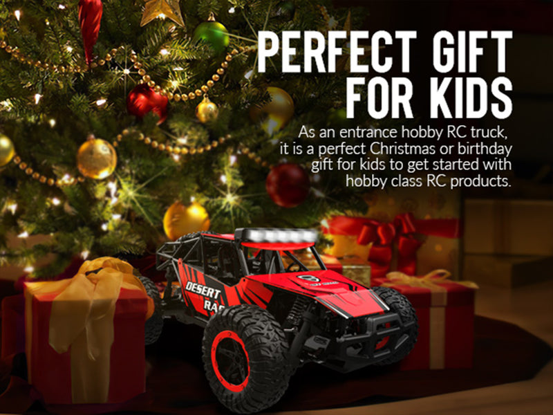RACENT Desert Racer 1/16 RC Car for Kids All Terrain Remote Control Car RC Rock Crawler