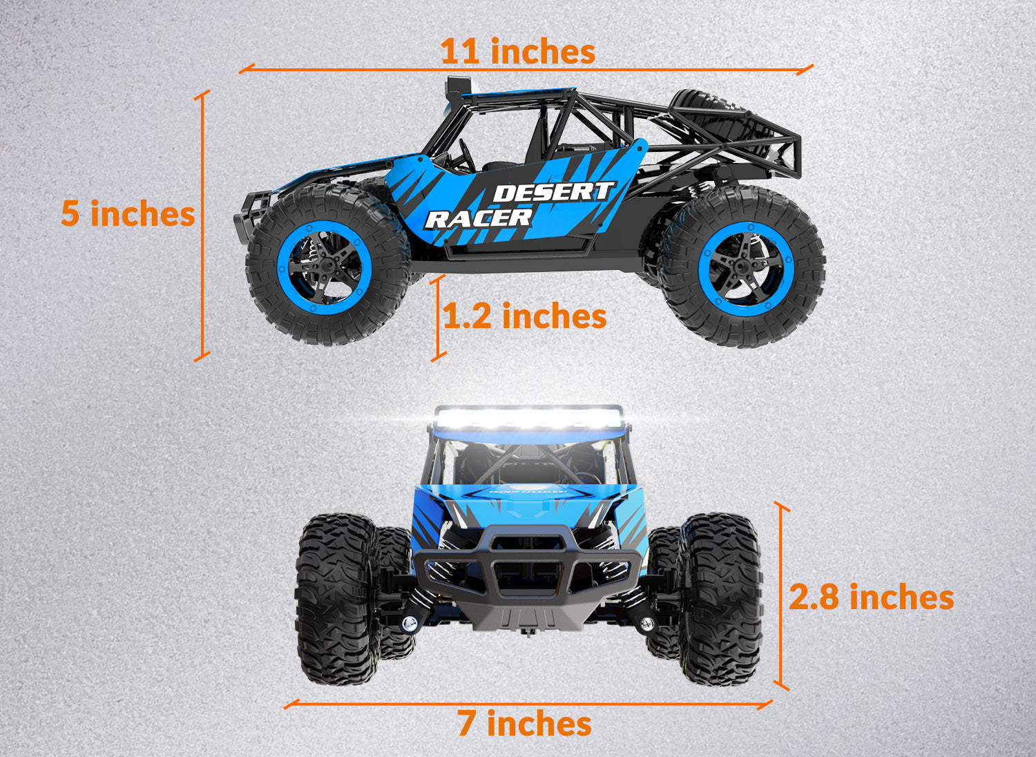 BEZGAR HM162 Fast Off-Road 4WD RC Truck, 40+KM/H High Speed Brushed Remote Control Car For Boys Adults