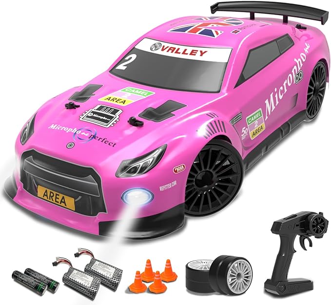 Racent Control remoto Drift Car 2.4Ghz 1:14 Escala RC Sport Racing Cars 4WD RTR Hight Speed ​​RC Vehículo con luces LED