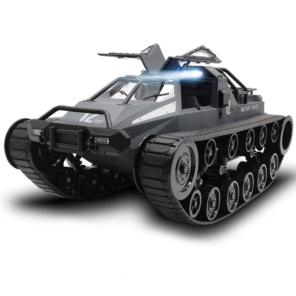 RC Tank 1/12 Scale All Terrain RC Crawler (Grey)