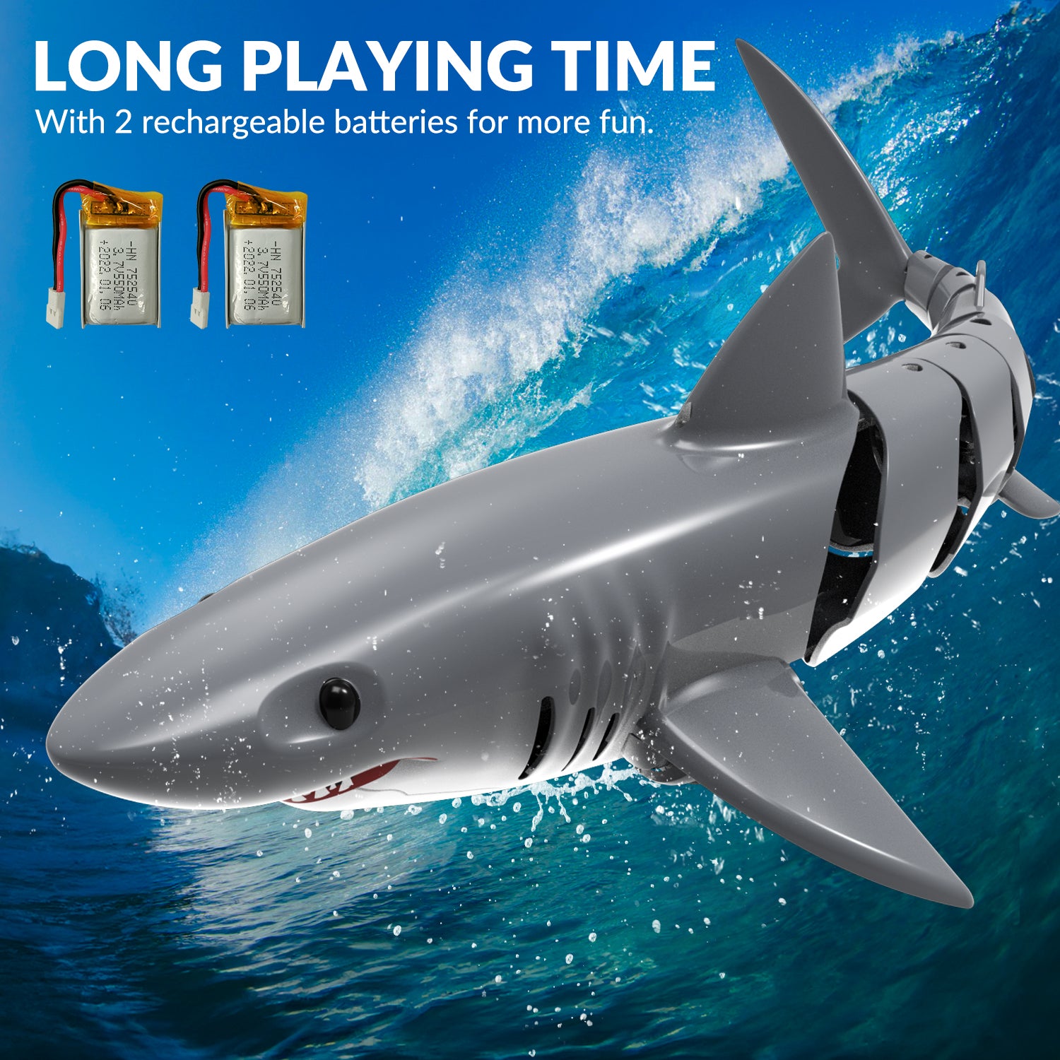 Stemtron RC Shark Toys Great Gift for Kids