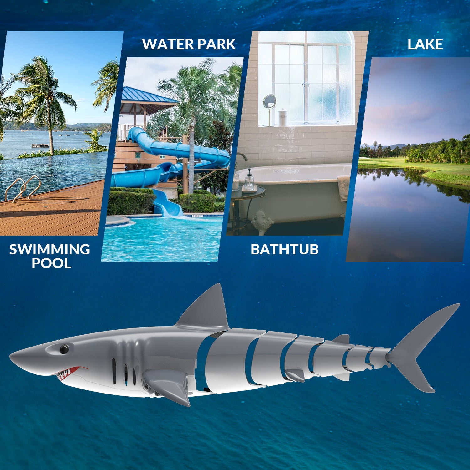 Stemtron RC Shark Toys Great Gift for Kids