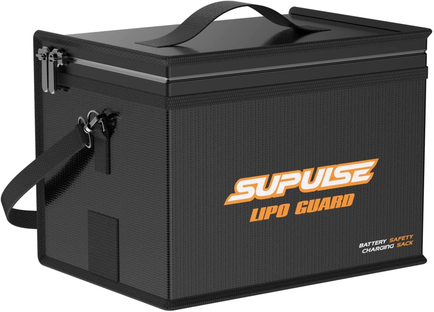 SUPULSE Lipo Safe Bag x1 Fireproof Explosionproof for Lithium Battery Storage and Charging(7.9" x 5.9" x 5.9") - EXHOBBY