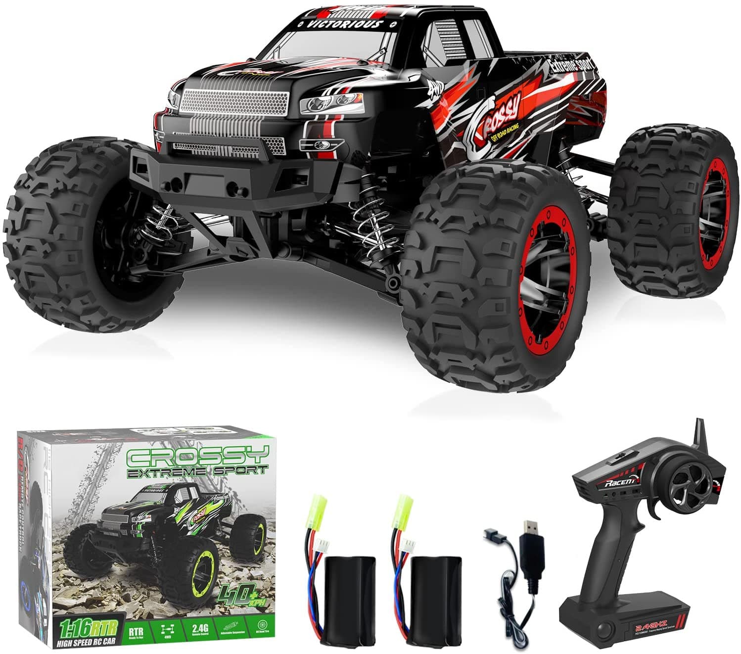 1pc Receiver-2ch for 1/16 Remote Control Truck Crossy - EXHOBBY
