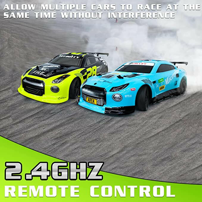 iBliver RC Drift Car, 1:14 Remote Control Car 4WD Drift RC Cars Vehicle  28km/h High Speed Racing RC Drifting Car Gifts Toy for Boys Kids