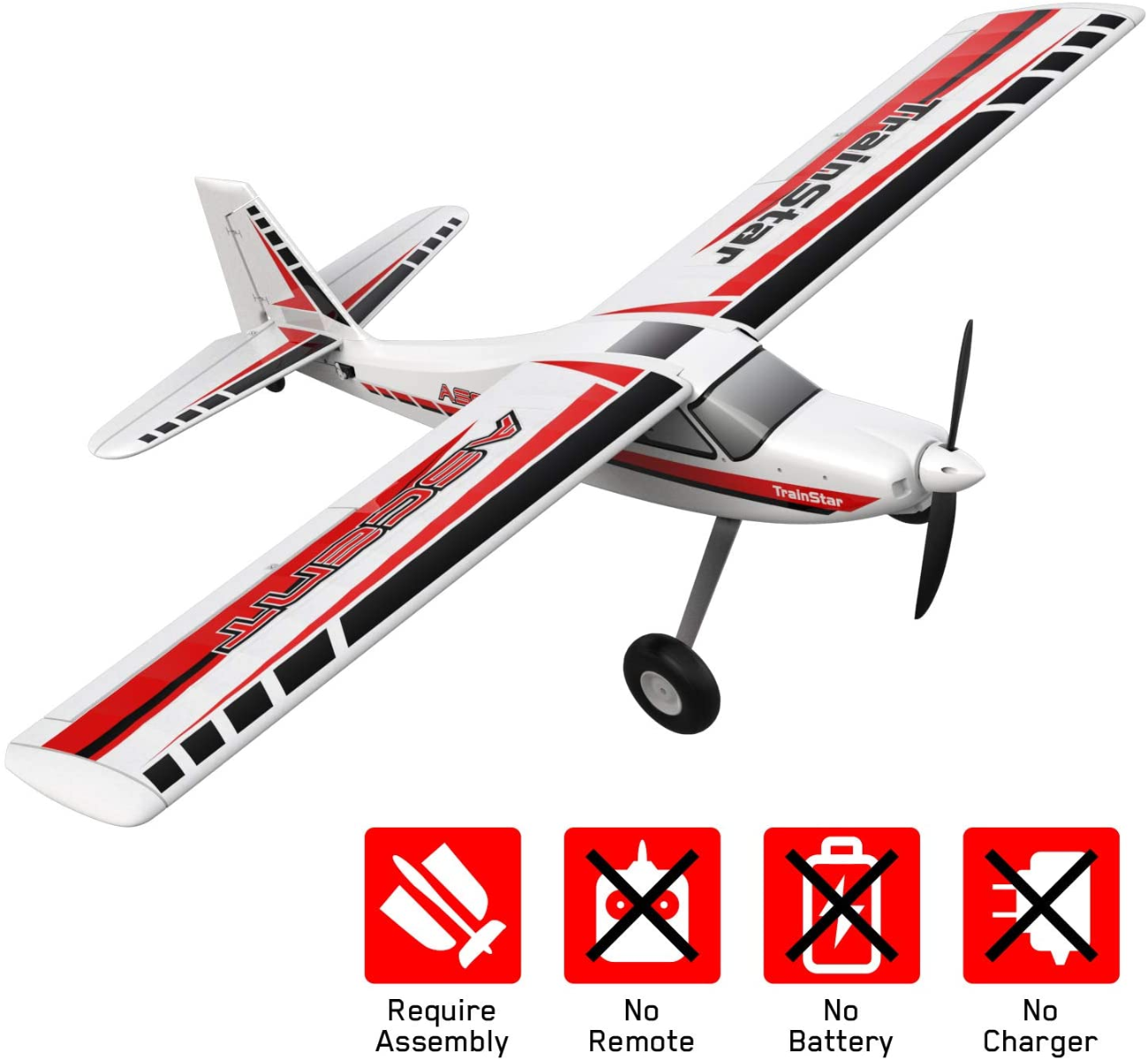 Main Wing Set for RC Airplane Trainstar Ascent - EXHOBBY