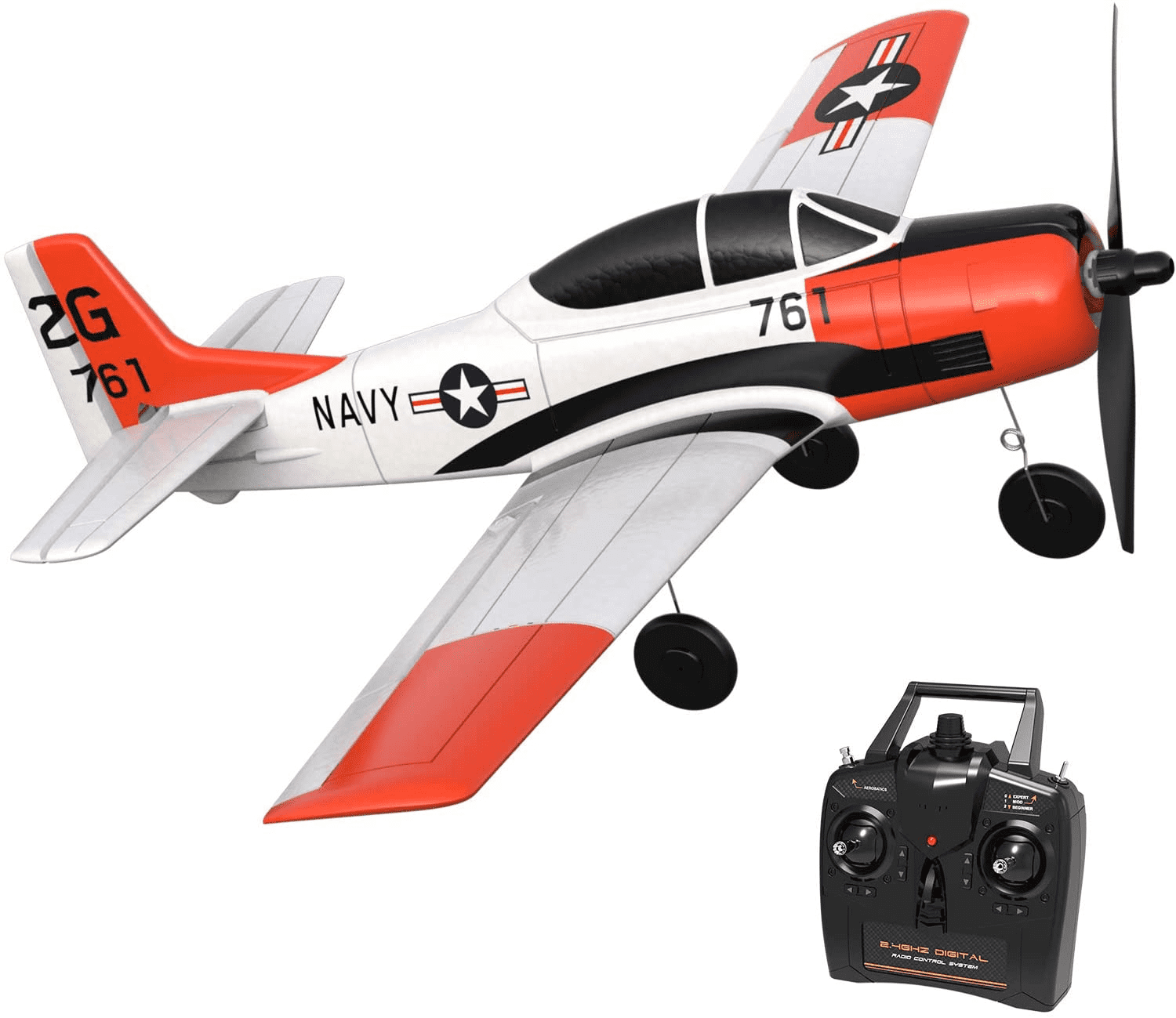 4sets Propeller Full Set and 2pcs Propeller Saver Shaft Adaptor for RC Plane F4U & T28 - EXHOBBY