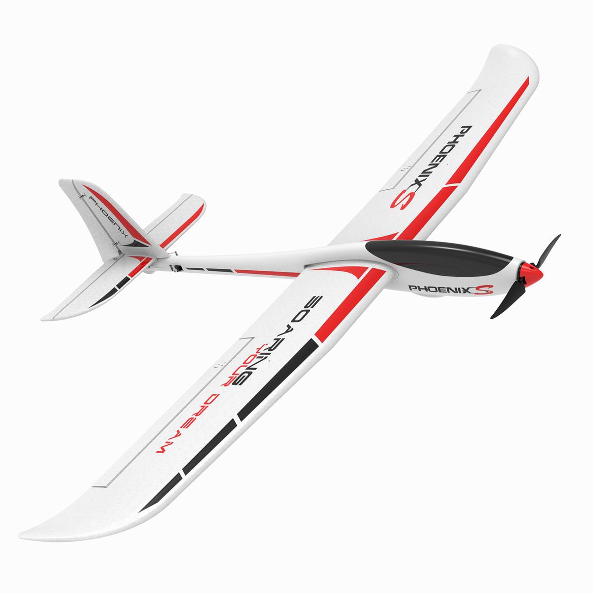 PhoenixS 4 Channel Glider with 1600MM Wingspan and Streamline ABS Plastic Fuselage and (742-7) PNP.
