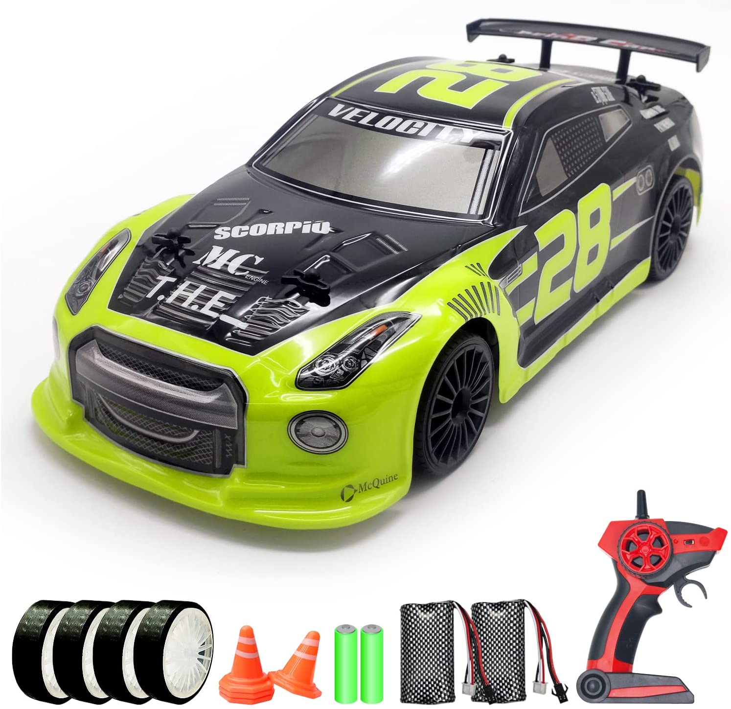 20 Pcs Rc Car Body Shell Clips Body shell Pin Convient aux voitures de course de sport RC à l'échelle 1:14