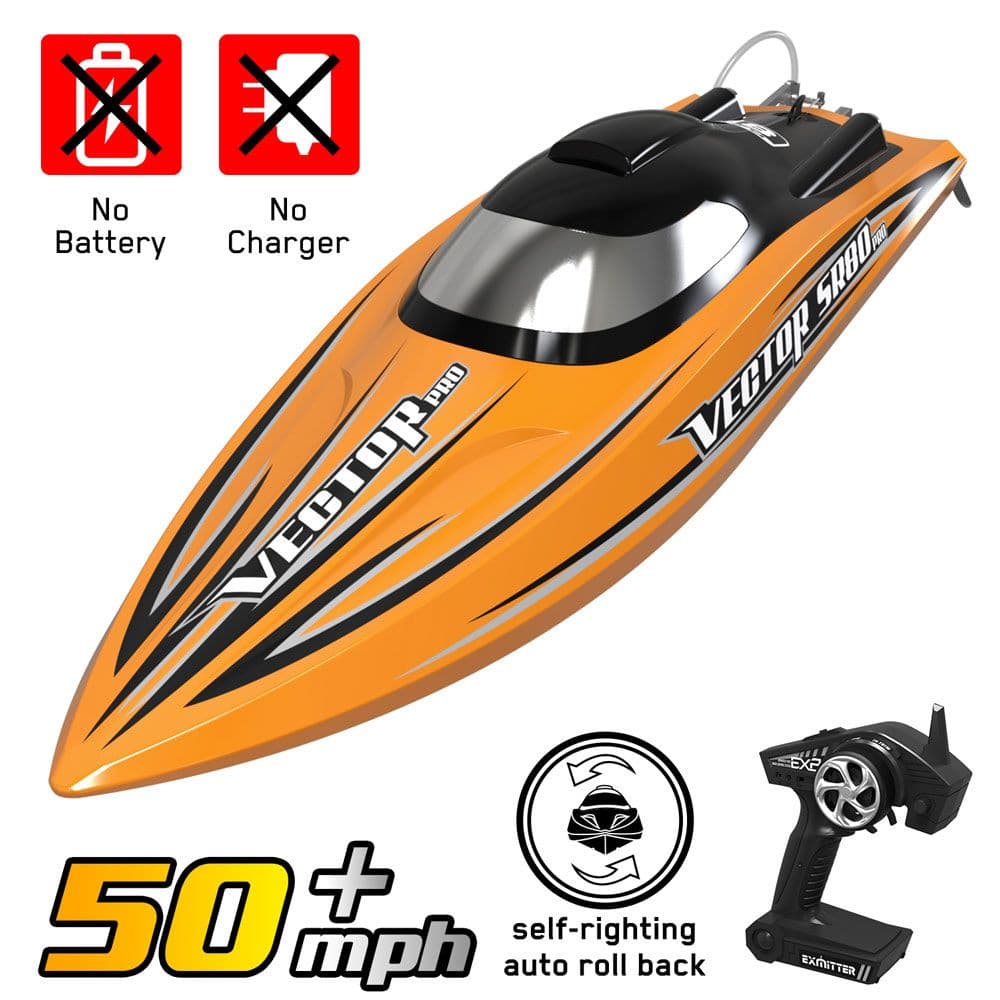 1pcs Hull Cover with Switch Bolt for RC Racing Boat Vector SR80 & Vector SR80 Pro - EXHOBBY