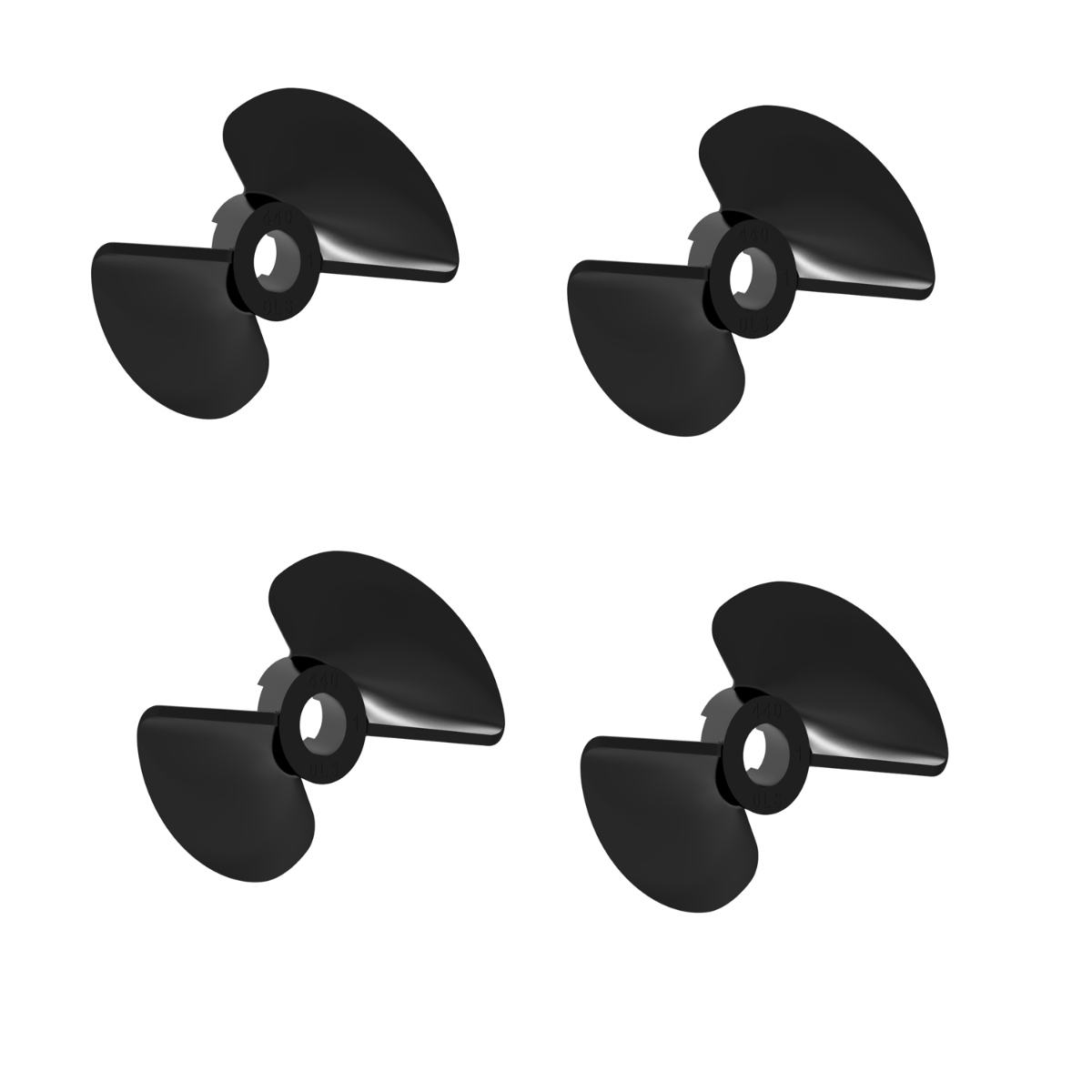5pcs RC Watercraft Propeller for Remote Control Boat ATOMIC & Vector SR80 - EXHOBBY