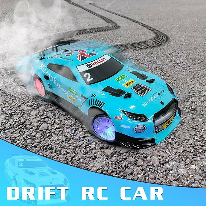 Racent Remote Control Car 1:14 Scale Drift RC Cars for Kids 2.4Ghz 4WD with  Led Light