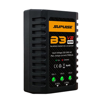 SUPULSE B3V2 AC LiPo Charger 2S-3S 10W RC Balance Charger