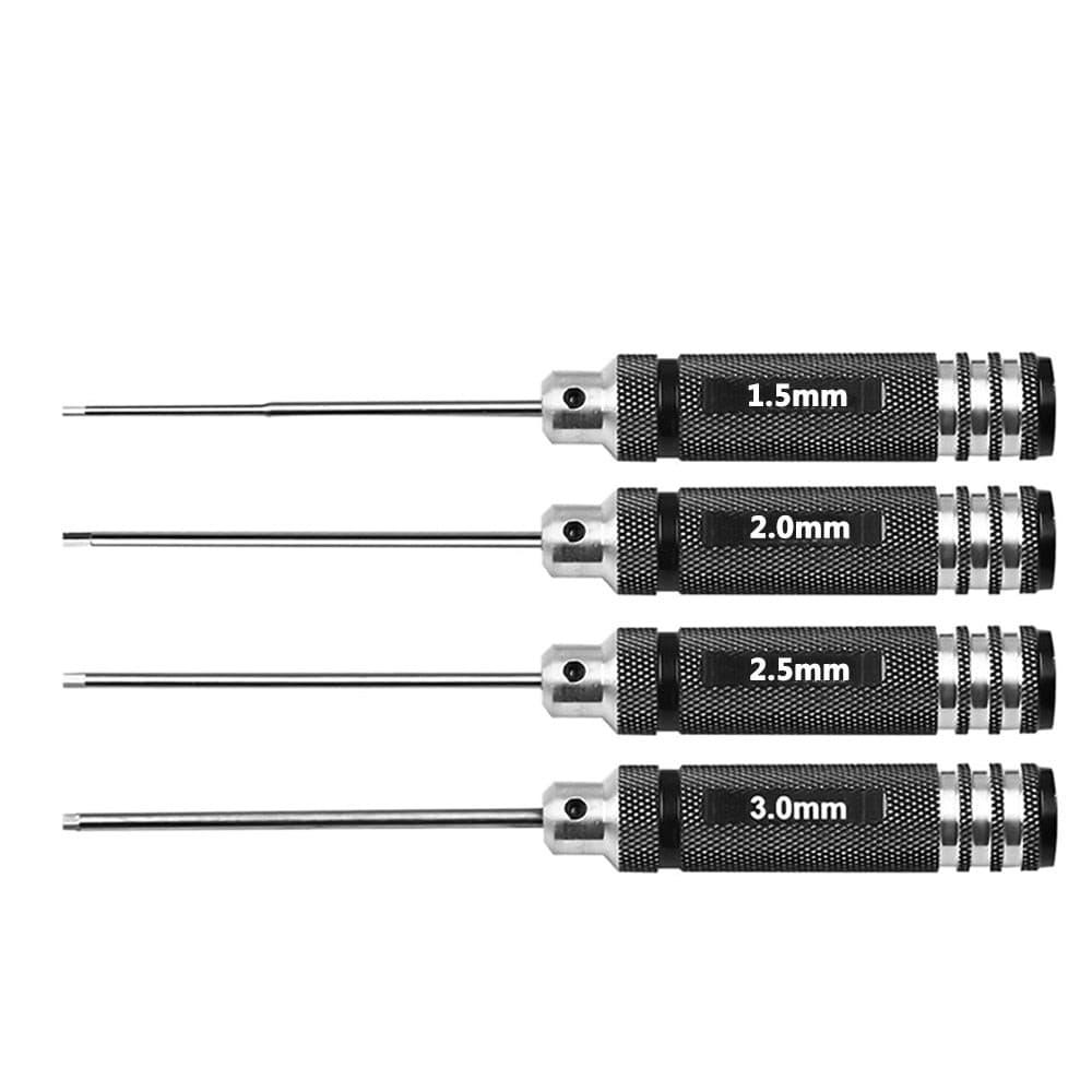 1.27/ 1.3/ 1.5/ 2.0/ 2.5/ 3.0Mm White Steel Hex Screwdriver Tool Kit For 3D Printer Rc Helicopter Car Drone Aircraft Repair Tool.