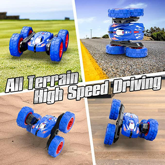 STEMTRON 360°Flips Double Sided Rotating RC Stunt Car K-03.