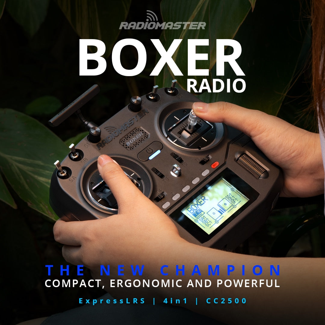 RadioMaster Boxer 2.4G 16ch Hall Gimbals Sender Fernbedienung ELRS 4in1 CC2500 Unterstützung EDGETX für RC Drone
