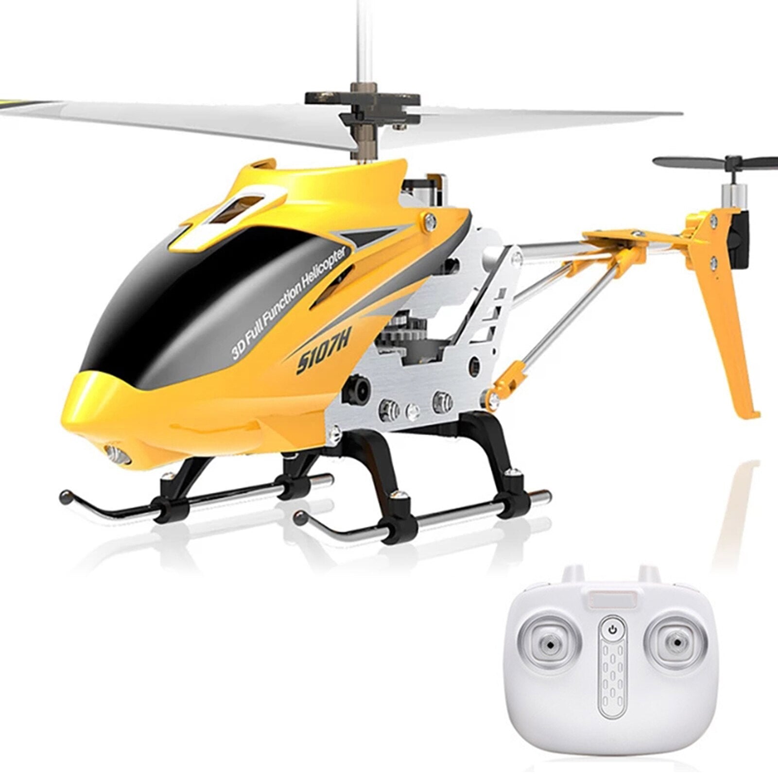 RC Helicopter Remote Control Helicopter  Auto-hover Gyro Stabilization with LED light Mini RC Toy for Kids