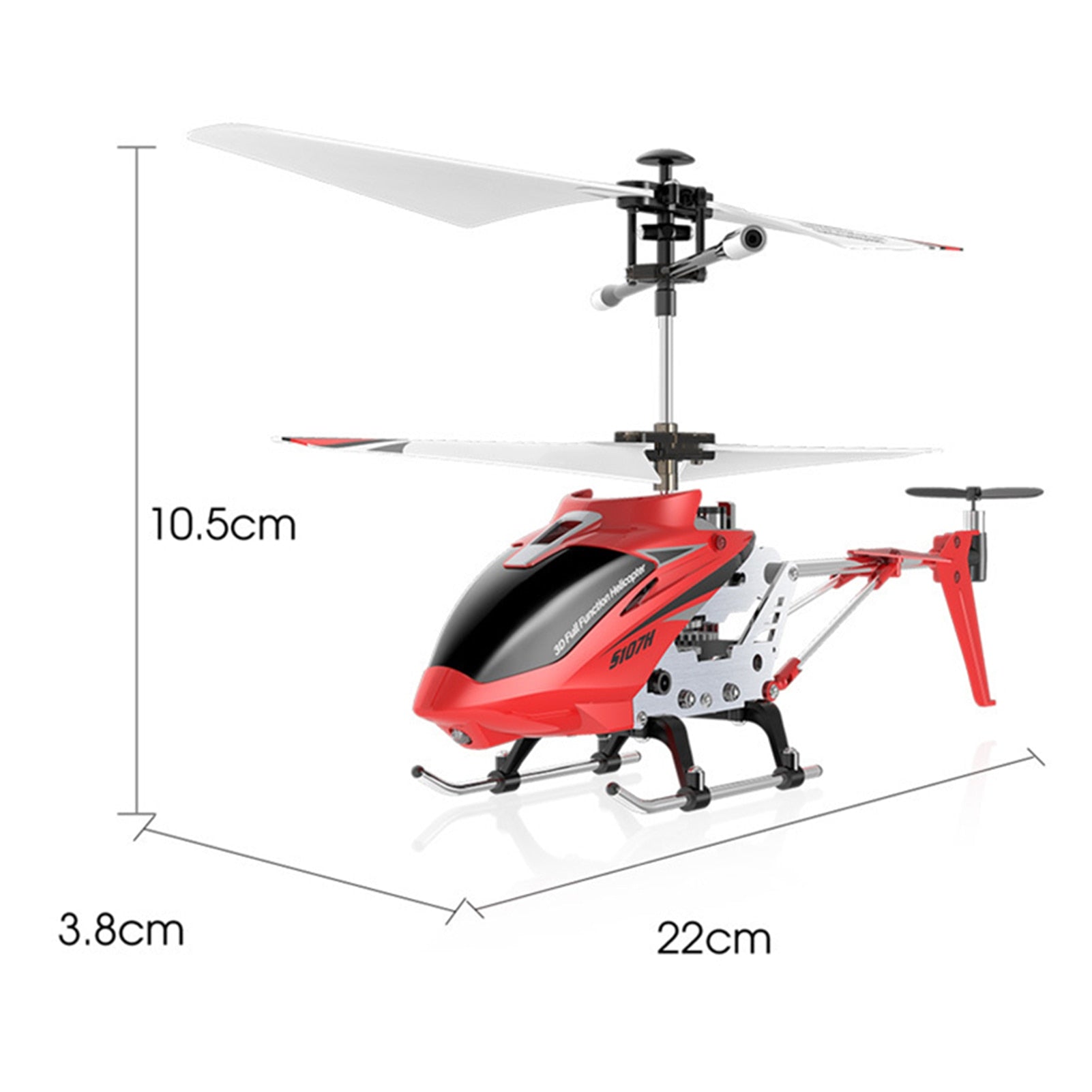 RC Helicopter Remote Control Helicopter  Auto-hover Gyro Stabilization with LED light Mini RC Toy for Kids