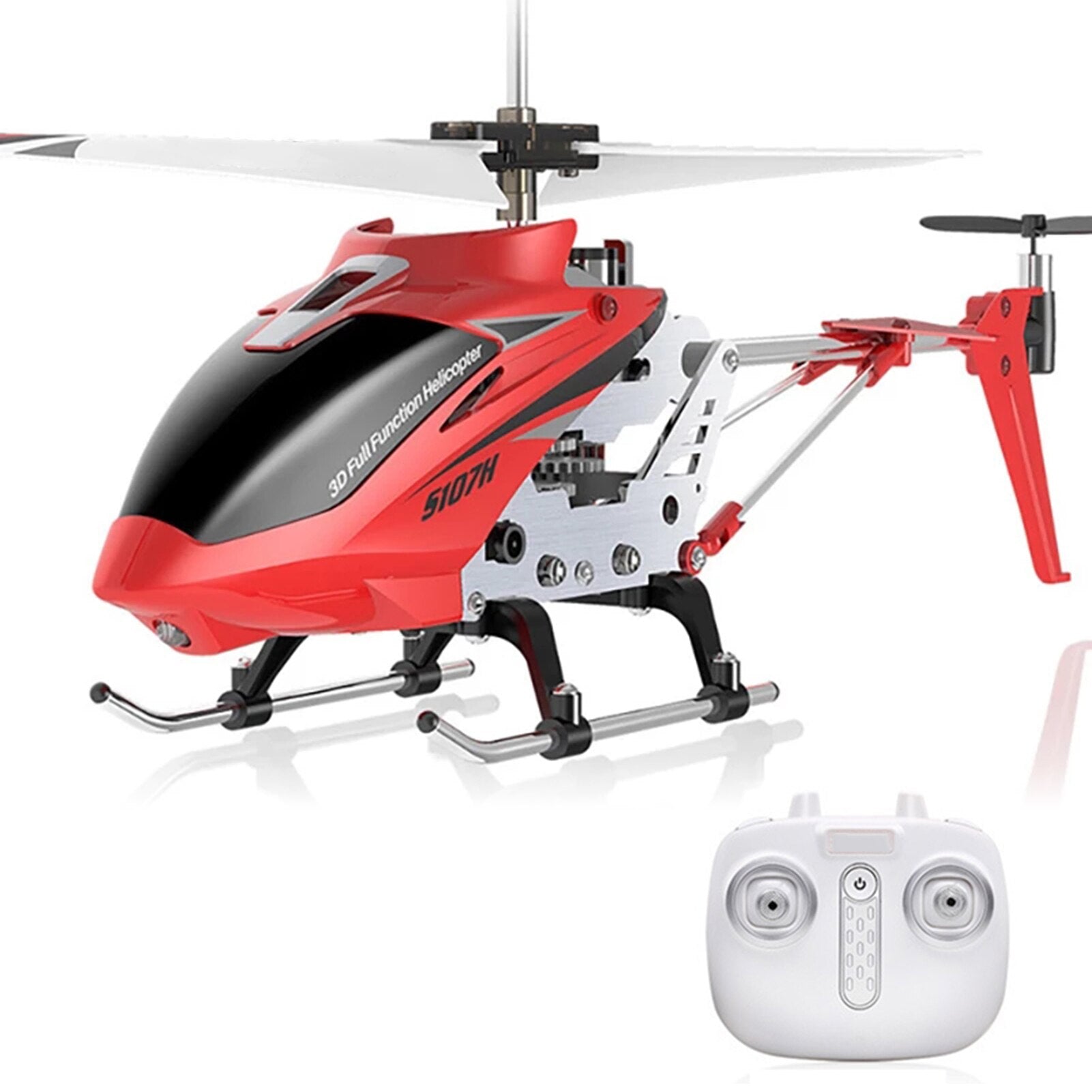 RC Helicopter Remote Control Helicopter  Auto-hover Gyro Stabilization with LED light Mini RC Toy for Kids