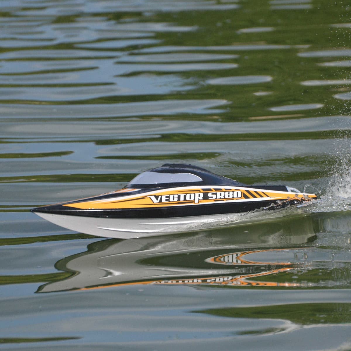 Vector SR80 45mph Super High Speed Boat with Auto Roll Back Function and ABS Plastic Hull (798-4) RTR - EXHOBBY