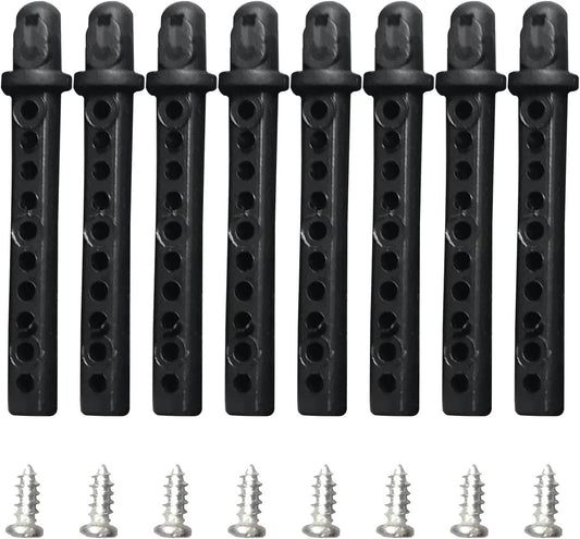 8 Pieces Plastic RC Car Body Post Mounts for RC Drfiting Car 1/14.
