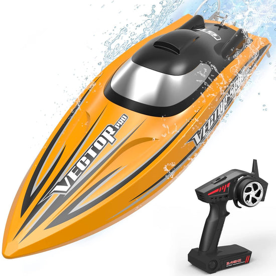 Vector SR80 Pro 50mph Super High Speed Boat with Auto Roll Back Function and All Metal Hardwares (798-4P) RTR - EXHOBBY