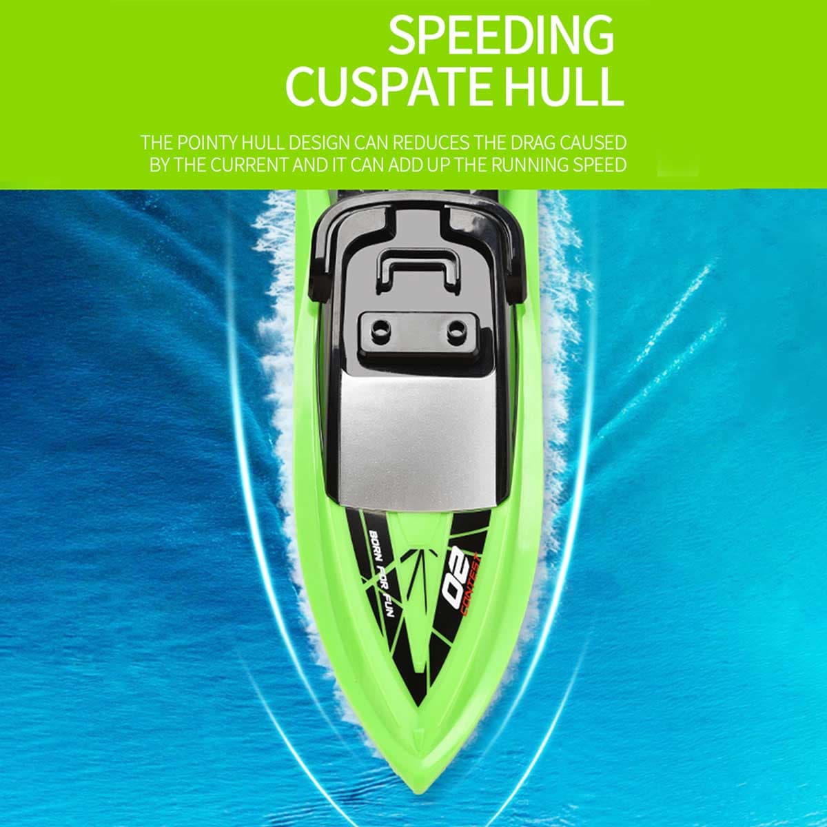 VOLANTEXRC Remote Control Boats with Improved Waterproof Design (H113) - EXHOBBY