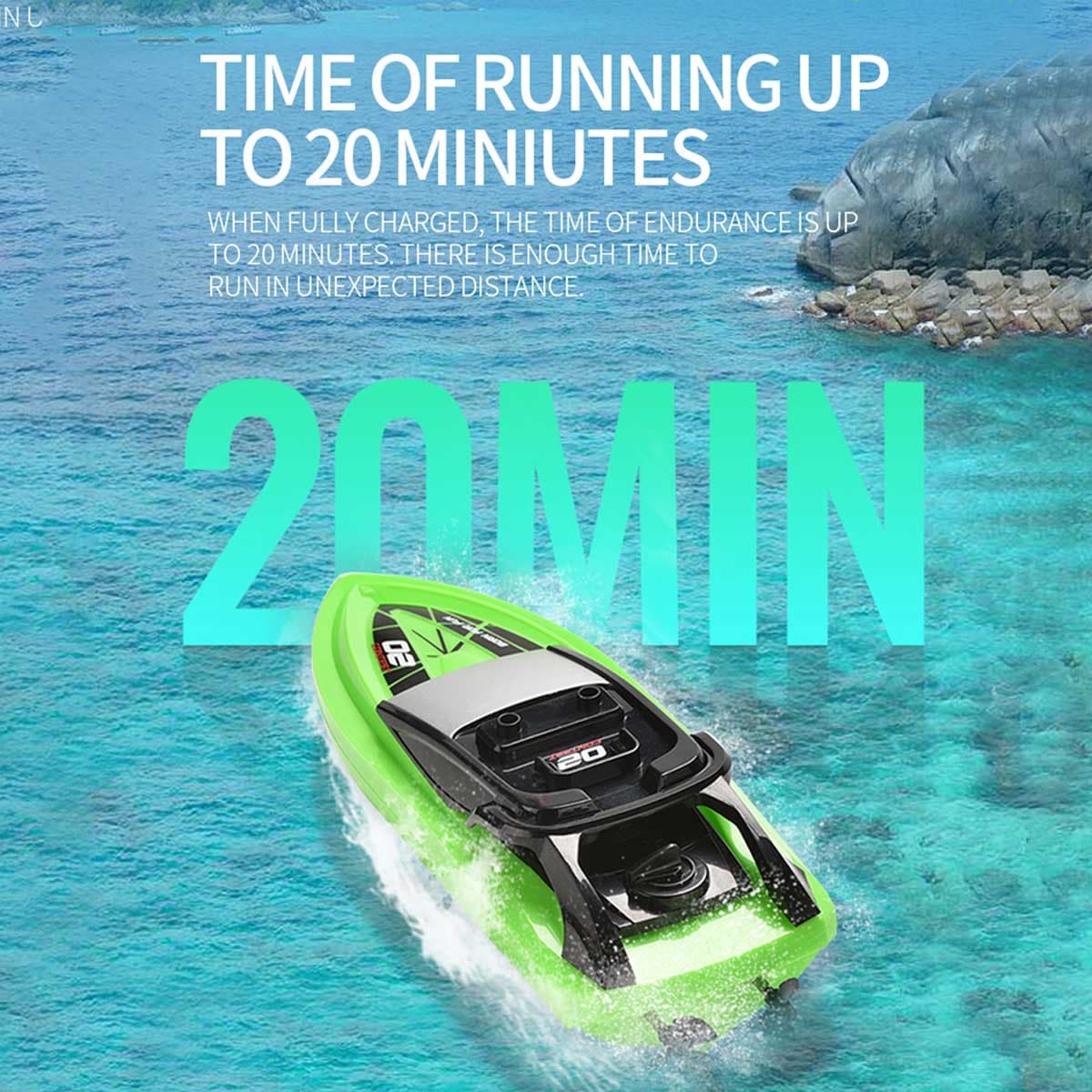 VOLANTEXRC Remote Control Boats with Improved Waterproof Design (H113) - EXHOBBY